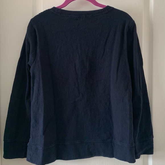 J. Crew silk and lace front crewneck sweater - Picture 2 of 6